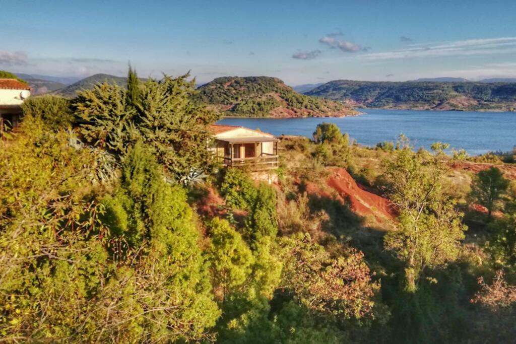Studio 32M2 - Dans Propriete Avec Vue Imprenable Sur Le Lac Du Salagou Liausson Eksteriør billede